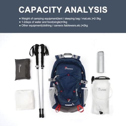 MOUNTAINTOP 20L Hiking Backpack Lightweight Rucksack for Men Women — view 5