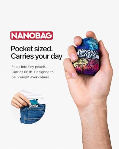 Nanobag Daypack 16L Ultralight Packable Foldable Travel Backpack for Hiking — view 3