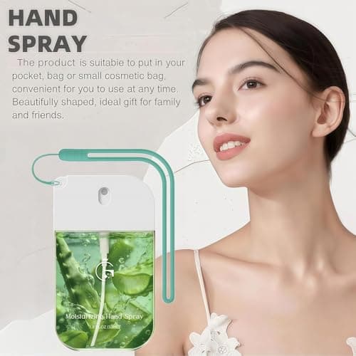 Hydrating Hand Mist Spray Moisturiser,Lightweight Moisturizing Hand Spray,Refreshing Travel Size Ha/nd Gel,Portable Pocket Ha/nd Sp/ray for Moisturizing,Cleanses Your Han/ds(Lavender Flavor) — view 4