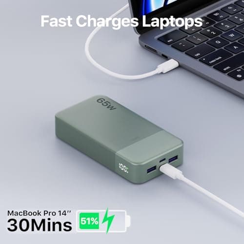 JUOVI 65W Power Bank Fast Charging 20000mAh — view 5