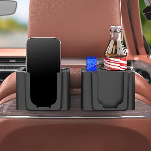 YPBEW General Car Beverage Organizers Multipurpose Storage Compartment Automotive Cup Rack for Travel Commuting Family Trips Spill Proof Car Accessory Organizers — view 5