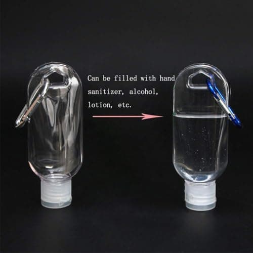8 Pack 50ml Refillable Bottles with Hook Petg Travel Bottles — view 4