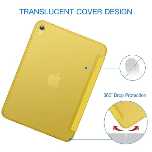 JETech Case for iPad (A16) 11th/10th Gen, Yellow — view 4