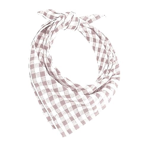 2026 Traditional Checked Scarf for Elegant Accessory Outfit Versatile with Traditional Woven Cotton Scarf for Women Ideal Addition for Folk Festival Celebration Tent Party Fashion, khaki, One Size — view 2
