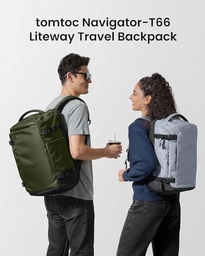 tomtoc 40L Travel Backpack, TSA-Approved Underseat Carry-On Travel Bag — view 2