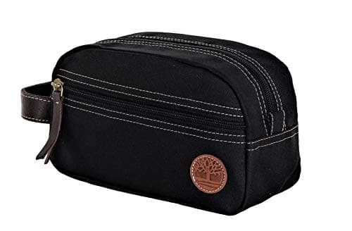 Timberland Men's Toiletry Bag Canvas Travel Kit Organizer, Black, One Size, Toiletry Bag Canvas Travel Kit Organizer — view 3