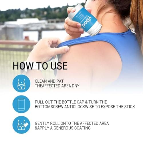 Maggikey Anti-Chafe Stick - Sweat & Water Proof Balm for Friction - Prevent Sports Chafing - Long-Lasting Protection - Anti-Friction Cream for Active Lifestyles — view 6