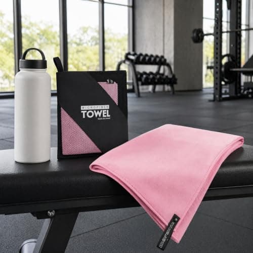 Kemay Premium Microfibre Towel - Quick Dry, Super Absorbent & Lightweight - Compact Travel Towel for Gym, Beach, Yoga, Swimming & Camping - Fast Drying Microfiber Bath & Hand Towels — view 4