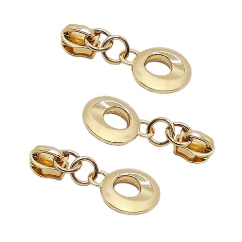 Premium Zinc Alloy #3 Zipper Sliders Replacement (30pcs Bulk) – Heavy-Duty Gunmetal Pulls for Nylon Coil Zippers, Perfect for Luxury Bag Hardware Repair, Luggage Upgrades & DIY Craft Supplies