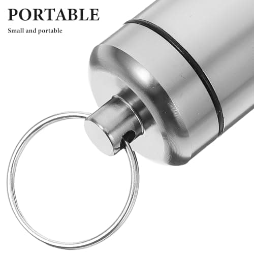 Waterproof Metal Earplug Box with Keyring Aluminium Alloy — view 6