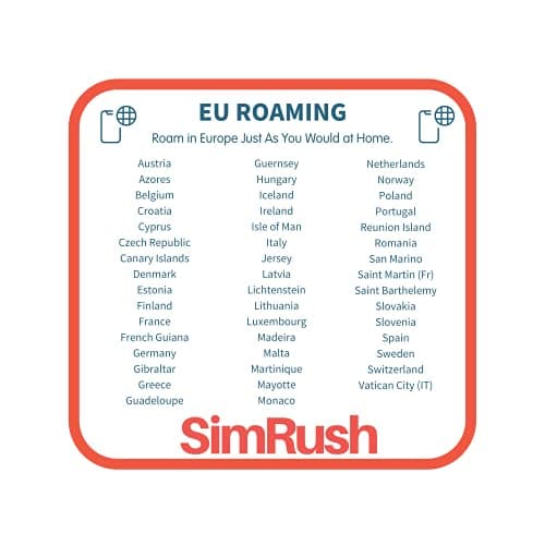 Vodafone 5G/4G International SIM card. Unlimited UK Data + Unlimited Calls back to the UK. 25GB roaming in 70+ Countries. Preloaded + Prepaid for 30 days, not a Pay as You Go SIM card. — view 4