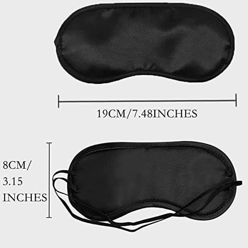 10 Pack Sleeping Eye Mask Sleep Blindfold for Women & Men, Blackout Eye Shade Cover for Travel, Nap, Game — view 4