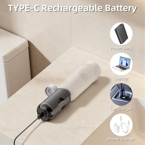 JUTIMER Electric Portable Bidet Sprayer, 2 Pressure Modes. — view 4
