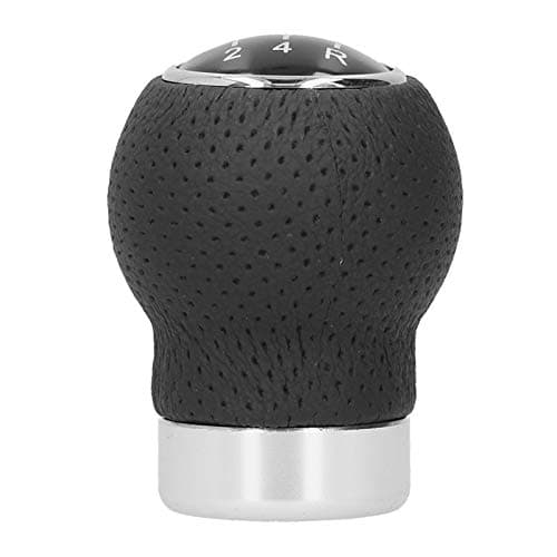 Dioche 5 Speed Gear Knob Genuine Leather Shifter Stick with Adapter Screw & Hex Wrench - Universal Fit for Most Vehicles — view 5