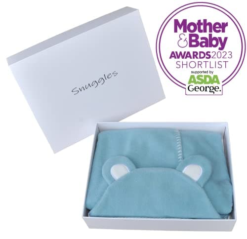Baby Wrap blanket in Luxury Gift Box by BABY BLISS Star Wrap Fleece for Newborns Infants and Toddlers 2 – 12 Month’s Boy Girl Super Soft Great for Travel Strollers and Car Seats (Blue) — view 2