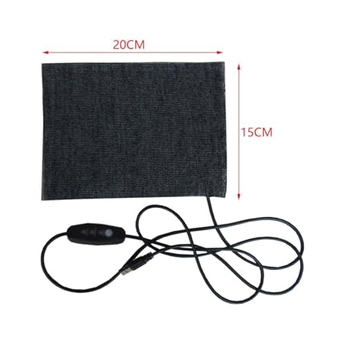 Sharplace USB Thermostat Heat Preservation Plate Lunch Box Heating Pad Warmer Food Plate for Milk Bottle Food Bag Travel Picnic Fishing — view 3