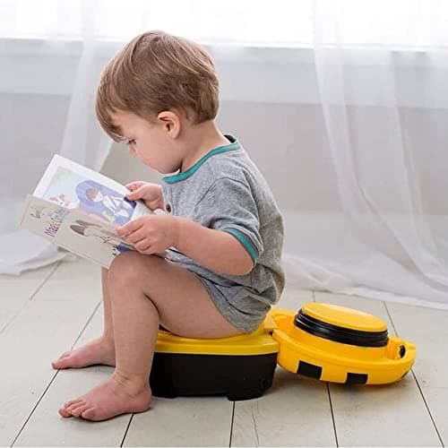 My Carry Potty - Travel Potty, Award-Winning Portable Toddler Toilet Seat for Kids to Take Everywhere (Cat) — view 2