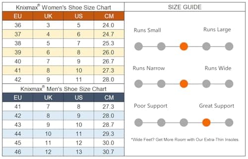 Knixmax Women's Walking Shoes, Lightweight Trainers, Grey UK 6/EU 39 — view 6