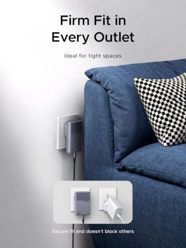 UGREEN Nexode Air 65W USB C Charger, Ultra Slim GaN Fast Charger 3-Port — view 6