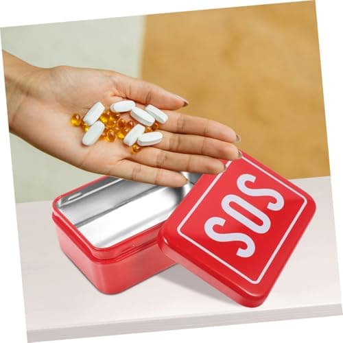 BIUDECO 2pcs Metal Survival Box Compact Emergency Organizer for Camping and Hiking Shockproof Medicine Storage Kit for Outdoor Travel and Safety Preparedness — view 6