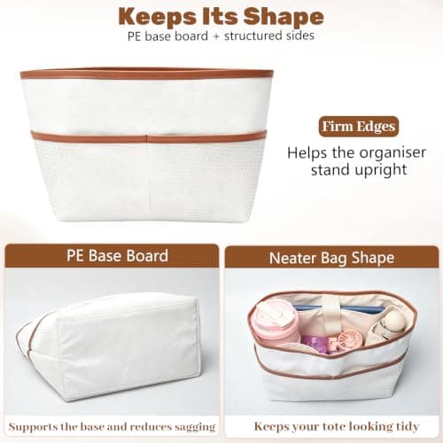 FANGCCC Bag Organiser for Longchamp Le Pliage Long Handle (M) — view 5