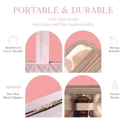 HOTOR Hanging Travel Toiletry Bag Women Essentials,Makeup Wash Bag — view 6