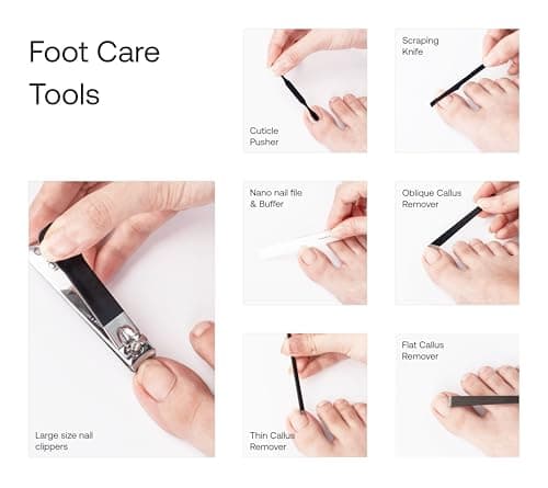 CAELYN & FRANCIS 18Pcs Manicure Set, Professional Stainless Steel Nail Care Tools, Portable Grooming Kit for Travel and Home, Ideal Nail Clippers, Gift for Men Women Friends and Parents (Royal Blue) — view 5
