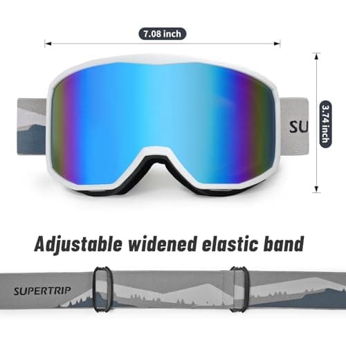Supertrip Ski Goggles for Women Men — view 6