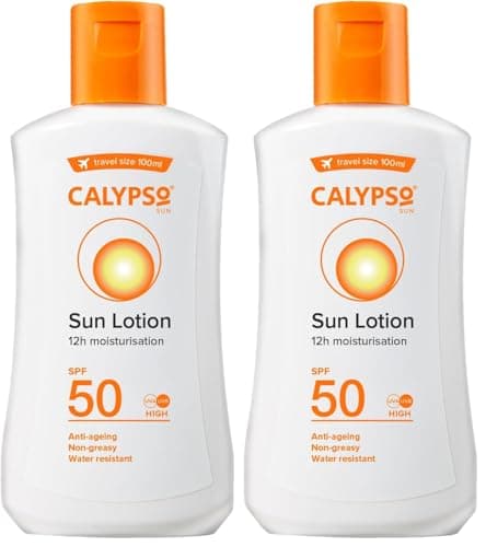Calypso Sun Protection Lotion SPF50-100 ml (Pack of 2)