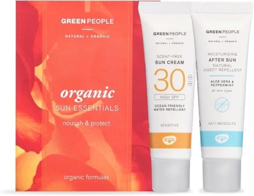 Green People Organic Sun Cream Travel Pack, 2x30ml