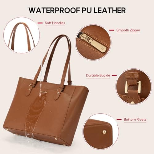 RAINSMORE Handbags for Women Large Tote Bags for Women — view 6