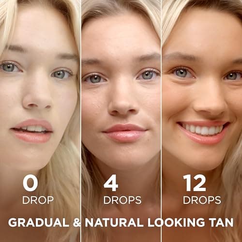 Garnier Ambre Solaire Fake Tan, Tanning Drops, Natural Bronzer Self Tan Drops for Face, with Hyaluronic Acid & Coconut Water, Gradual & Natural Looking Tan, Vegan Formula 30ml (Pack of 2) — view 4
