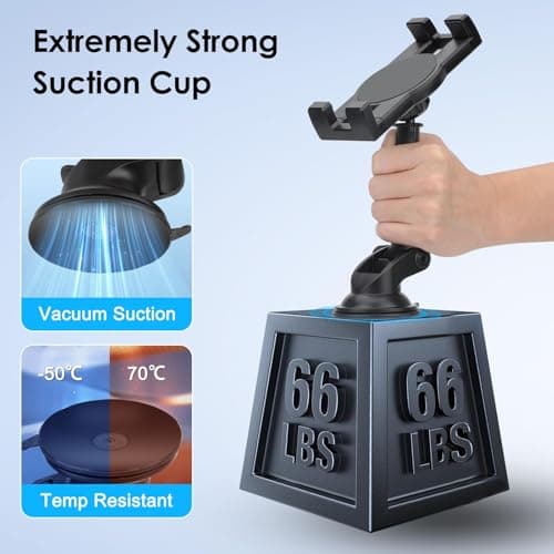 EEEKit Car Tablet Holder: Suction Cup iPad Holder for 5.5"-11.0" Devices — view 3