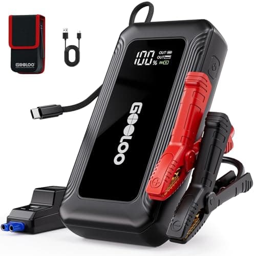 GOOLOO G7 3000A Jump Starter Power Bank with Built-in Cable & 45W QC