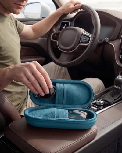 ProCase Hard Double Sunglasses Glasses Case for Men Women -Caribbeanblue — view 3