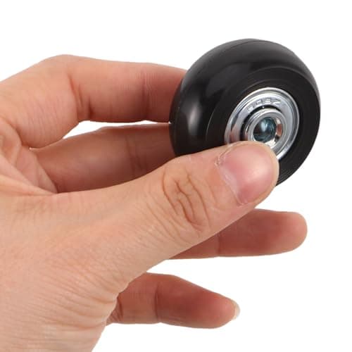 TOPBATHY Replacement Wheels Silent Swivel Caster Wheels with Pu Material and Ball Bearing Resistant to Friction and Wear for Luggage Suitcase Repair Kit for Airports and Transportation — view 3