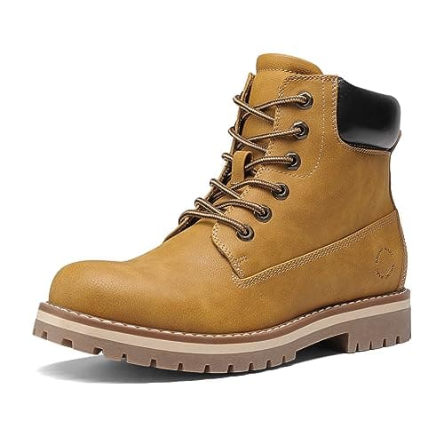 Bruno Marc Mens Snow Boots Ankle Hiking,Size 7,Yellow,SBSB226M-E