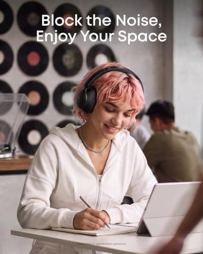 soundcore by Anker Q31i, Adaptive Noise Cancelling Over-Ear Headphones — view 3
