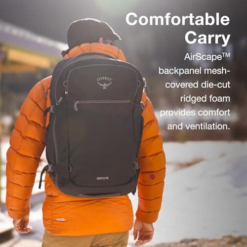 Osprey Daylite Carry-On Travel Pack, 44L, Black — view 5