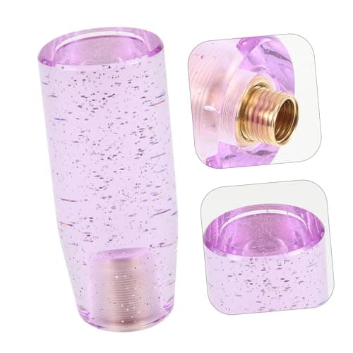 Lavender Acrylic Car Shift Knob Gear Lever Decorative — view 5