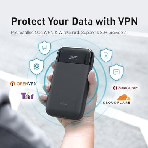 GL.iNet GL-E750V2 MUDI 4G LTE Travel Router, 7000mAh, UK Plug — view 5