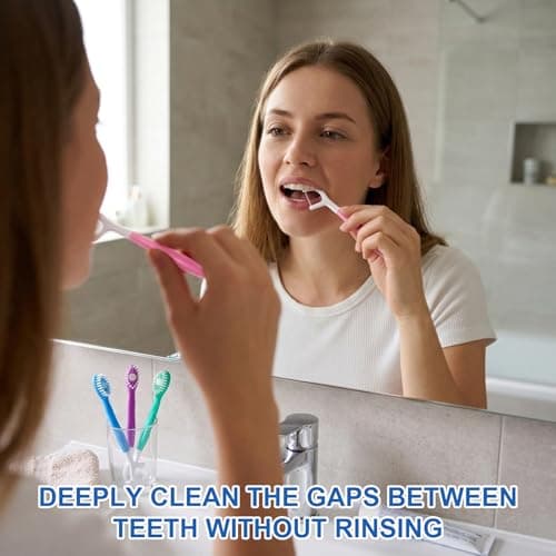 Mini Toothbrush, 24 PCS Quick Oral Care Solution Portable Travel Toothbrushes, Individually Wrapped Dental Hygiene Kit for On-The-Go, Toothbrush Set for Travel Hotel and Outdoor Activities — view 6