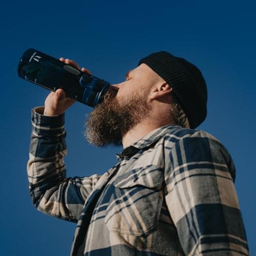 Super Sparrow Water Bottle 750ml - One-Tap TouchGulp Bottle - Non-Toxic BPA Free - Lightweight & Sustainable Tritan Water Bottles for Sports, Travel, Outdoors — view 6