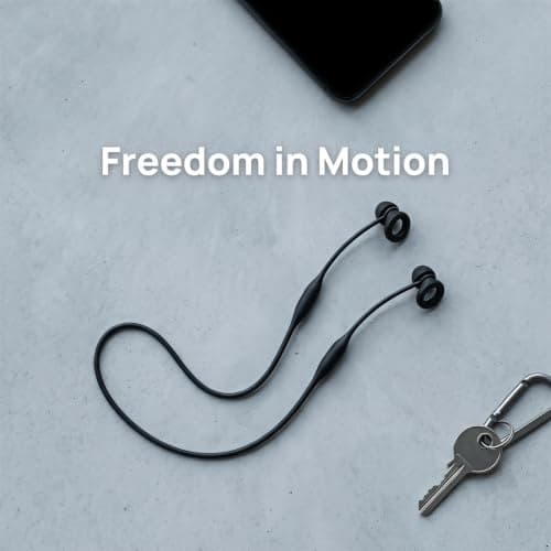 Silicone Earplug Lanyard, Magnetic Connector Cord, Soft Flexible — view 5