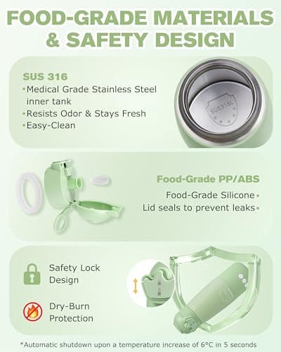 Lilian&Gema Portable Baby Bottle Warmer for Travel, Portable Milk — view 5