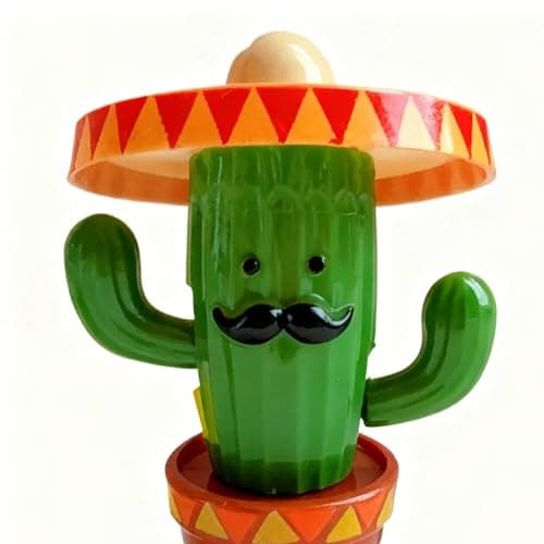 Cactus Car Shaking Head Ornament - 9x5cm Dancing Cactus Dashboard Figure | Solar-Powered Shaking Head Car Ornament | Funny Bouncing Plant Toy For SUV, Sedan & RV — view 5