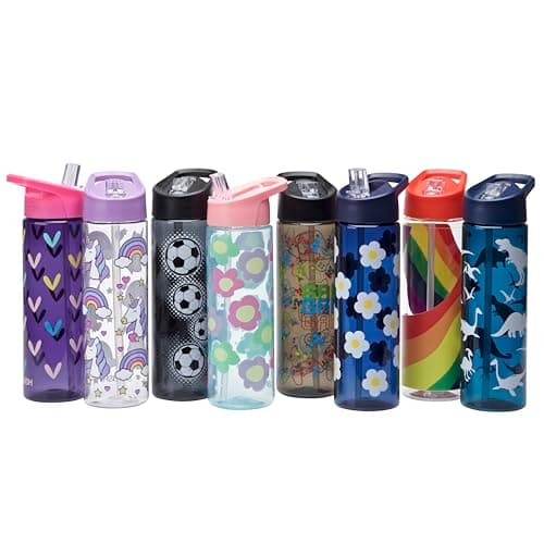 Smash Water Bottle with Straw 700ml- Camo — view 5