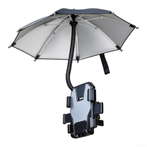 Portable Phone Sun Shade Umbrella, Clamp Shield For Outdoor Travel — view 4