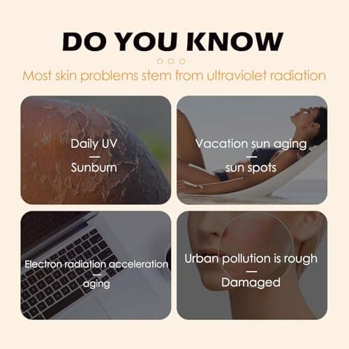 50 Pack Mini Sunscreen Sachets Travel Size,SPF 50+ PA+++ Waterproof & Long Lasting Mini Sun Cream for Face & Body,Anti Aging Sunscreen SPF 50,Facial Sun Cream & Moisturiser,Travel Size Face Cream — view 6