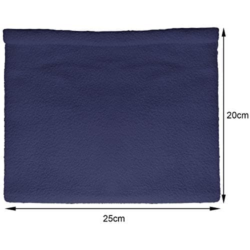 TOSKATOK® Childrens Kids Boys Girls Warm Winter Reversible Soft Fleece Snood Neckwarmer Scarf-NAVY — view 4